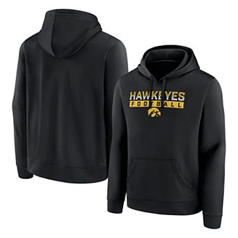 Men's Black Iowa Hawkeyes Pullover Hoodie