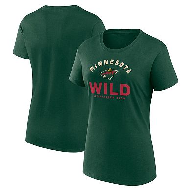 Women's Green Minnesota Wild Unrivaled T-Shirt