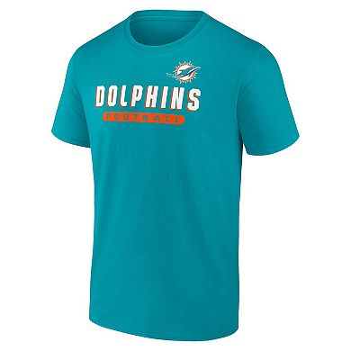 Men's Aqua Miami Dolphins Spirit T-Shirt