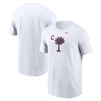 Men's Nike White Clemson Tigers Palmetto T-Shirt