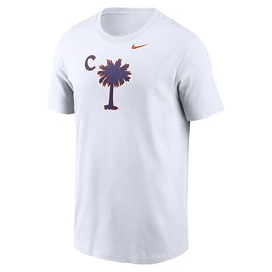 Men's Nike White Clemson Tigers Palmetto T-Shirt