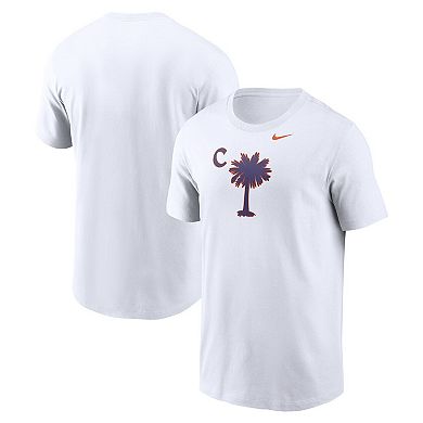 Men's Nike White Clemson Tigers Palmetto T-Shirt