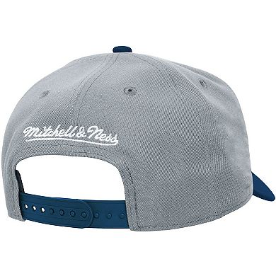 Unisex Mitchell & Ness Gray Atlanta Braves Basic Pro Adjustable Hat