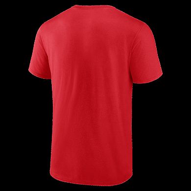 Men's Red Kansas City Chiefs Best Dad T-Shirt