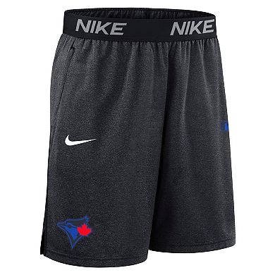 Men's Nike Black Toronto Blue Jays Authentic Collection City Connect Performance Knit Shorts