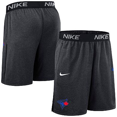 Men's Nike Black Toronto Blue Jays Authentic Collection City Connect Performance Knit Shorts