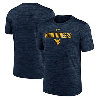 Men's Nike Navy West Virginia Mountaineers 2025 Sideline Velocity Performance T-Shirt