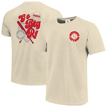 Men's Cream Nebraska Huskers Comfort Colors Softball Phrase T-Shirt