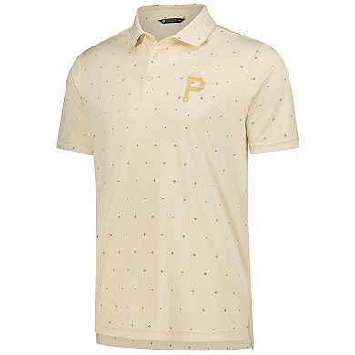 Men's Levelwear Cream Pittsburgh Pirates Vision Polo