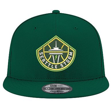 Unisex New Era Green Seattle Storm Logo 9FIFTY Snapback Hat