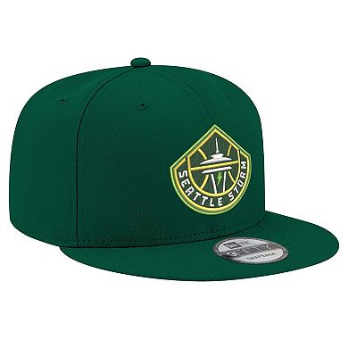 Unisex New Era Green Seattle Storm Logo 9FIFTY Snapback Hat