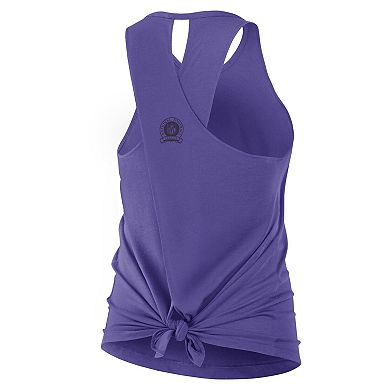 Women's Nike Purple Baltimore Ravens Glory Crisscross Performance Tank Top