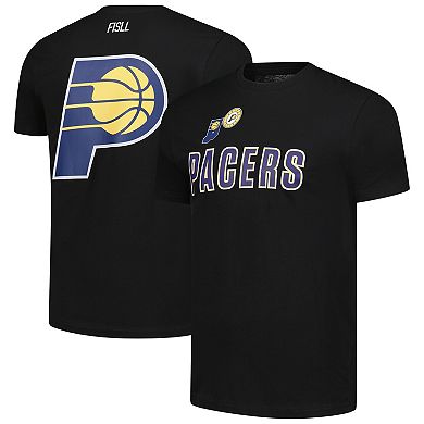 Unisex FISLL Black Indiana Pacers Oversize Logo T-Shirt