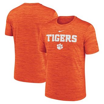 Men's Nike Orange Clemson Tigers 2025 Sideline Velocity Performance T-Shirt
