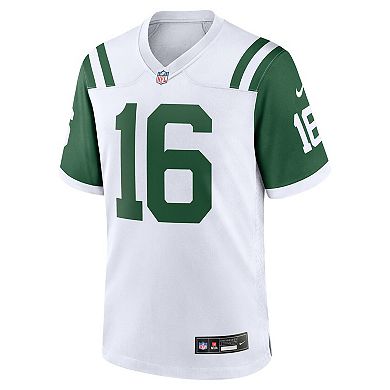 Men's Nike Vinny Testaverde White New York Jets Classic Alternate Retired Player Game Jersey