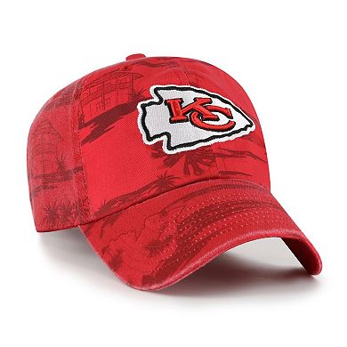 Men's '47 Red Kansas City Chiefs Fiji Clean Up Adjustable Hat