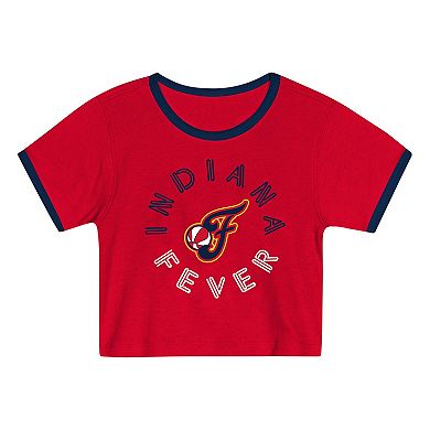 Toddler Outerstuff Red Indiana Fever Double Run T-Shirt & Shorts Set