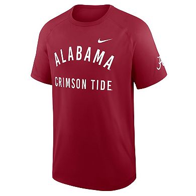 Men's Nike Crimson Alabama Crimson Tide Premium Performance Ready Raglan Dri-FIT T-Shirt