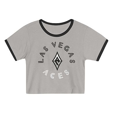 Toddler Outerstuff Gray Las Vegas Aces Double Run T-Shirt & Shorts Set