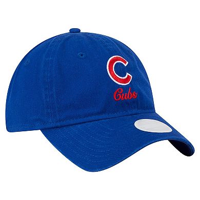 Women's New Era Royal Chicago Cubs Preppy Team 9TWENTY Adjustable Hat