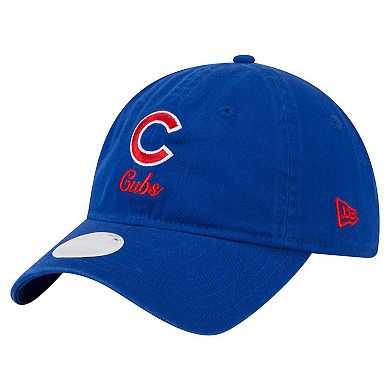Women's New Era Royal Chicago Cubs Preppy Team 9TWENTY Adjustable Hat