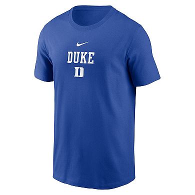 Men's Nike Royal Duke Blue Devils 2-Hit Stacked T-Shirt