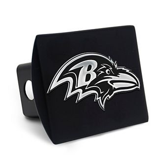 WinCraft Baltimore Ravens Premium Metal Chrome Logo Hitch Cover