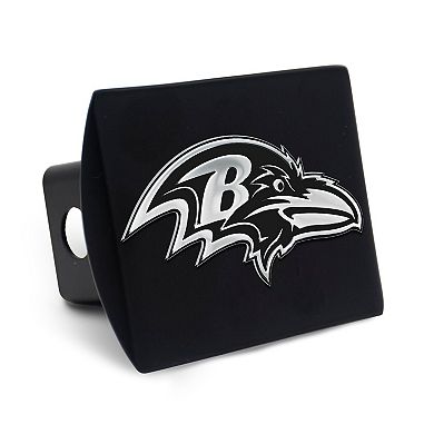 WinCraft Baltimore Ravens Premium Metal Chrome Logo Hitch Cover