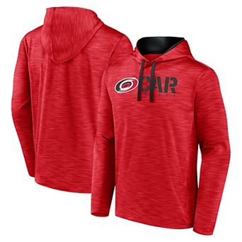 Men's Red Carolina Hurricanes Head Start Pullover Hoodie