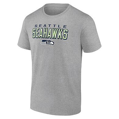 Men's Heather Gray Seattle Seahawks Swagger T-Shirt