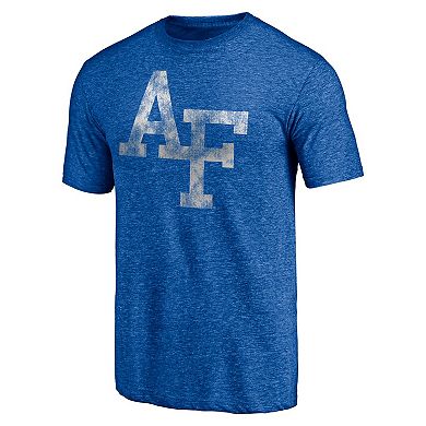 Men's Royal Air Force Falcons Classic Primary Tri-Blend T-Shirt