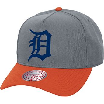 Unisex Mitchell & Ness Gray Detroit Tigers Basic Pro Adjustable Hat