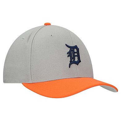Unisex Mitchell & Ness Gray Detroit Tigers Basic Pro Adjustable Hat