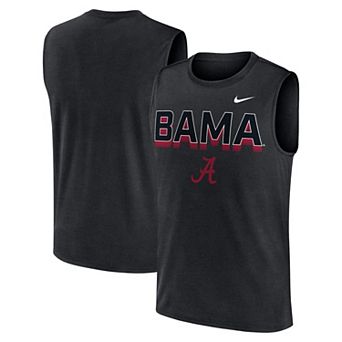 Men's Nike Black Alabama Crimson Tide Primetime Tricode Legend Performance Tank Top