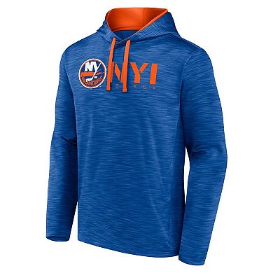 Men's Logo Athletic Royal New York Islanders Head Start Pullover Hoodie