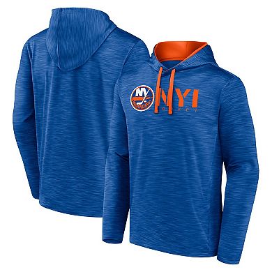 Men's Logo Athletic Royal New York Islanders Head Start Pullover Hoodie