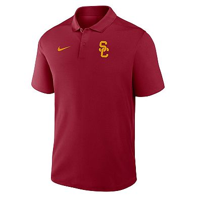 Men's Nike Cardinal USC Trojans Primetime Victory Primary Logo Performance Polo