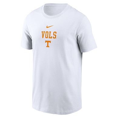 Men's Nike White Tennessee Volunteers 2-Hit Stacked T-Shirt