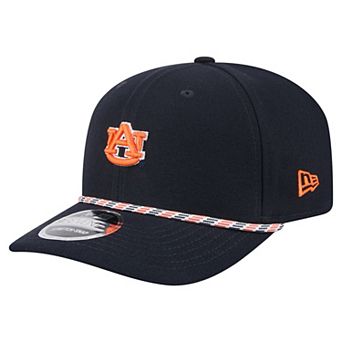 Men's New Era Navy Auburn Tigers Game Day Multi-Rope 9SEVENTY Stretch-Snap Hat