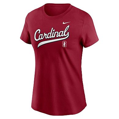 Women's Nike Cardinal Stanford Cardinal Local Script T-Shirt