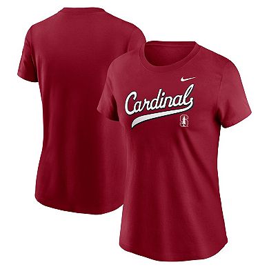 Women's Nike Cardinal Stanford Cardinal Local Script T-Shirt