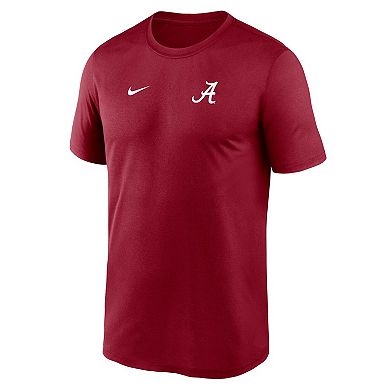 Men's Nike Crimson Alabama Crimson Tide 2025 Sideline Small Logo Legend Performance T-Shirt