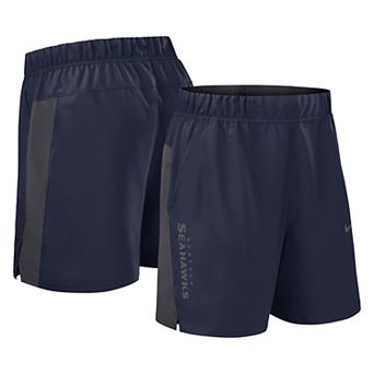 Men's Nike College Navy Seattle Seahawks Woven Victory Performance Shorts