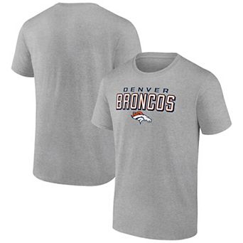 Men's Heather Gray Denver Broncos Swagger T-Shirt