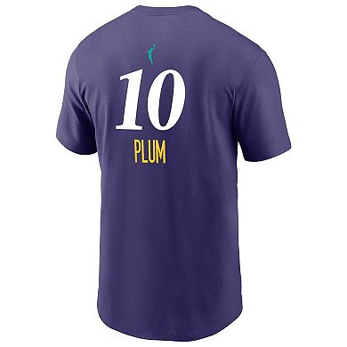 Men's Nike Kelsey Plum Purple Los Angeles Sparks Explorer Edition Name & Number T-Shirt
