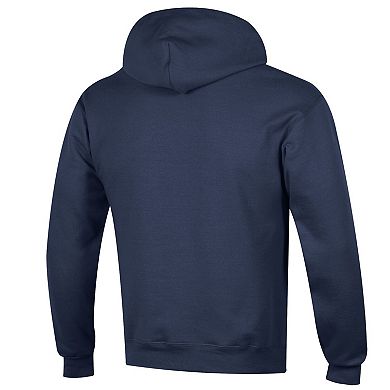 Men's Champion Navy Georgetown Hoyas Basic Arch Fleece Pullover Hoodie