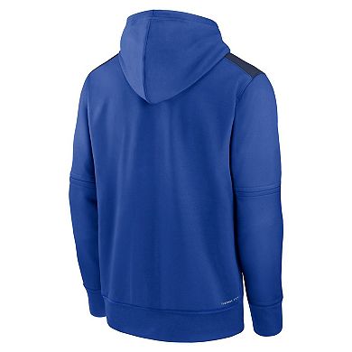Men's Nike Royal Minnesota Twins Authentic Collection City Connect Therma Pullover Hoodie
