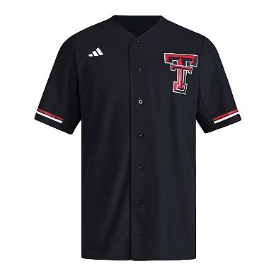 Men's adidas Black Texas Tech Red Raiders Replica Baseball Jersey