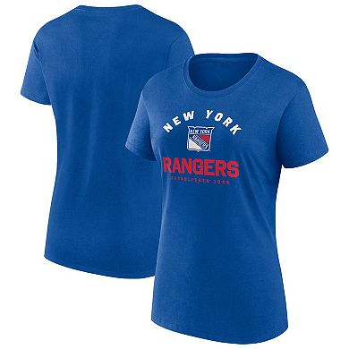 Women's Blue New York Rangers Unrivaled T-Shirt