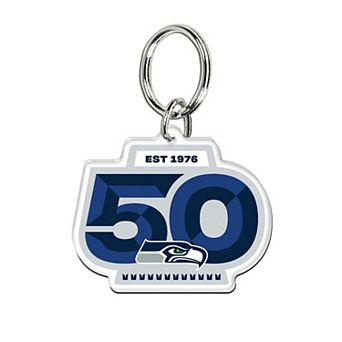 WinCraft Seattle Seahawks 50th Anniversary Premium Acrylic Key Ring